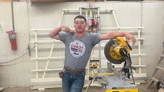 Compound miter saw safety video [upl. by Shewchuk621]