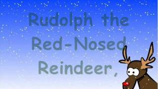 Rudolph the Red Nosed Reindeer with Lyrics [upl. by Shushan539]