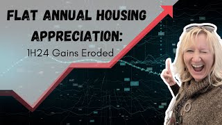 Flat Annual Housing Appreciation 1H24 Gains Eroded [upl. by Ibrab]