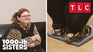 Tammy Weighs In for Skin Removal Surgery  1000lb Sisters  TLC [upl. by Aidualk]