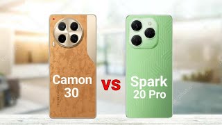 Tecno Camon 30 vs Tecno Spark 20 Pro [upl. by Mack261]