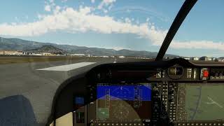 X Plane 12 Aerobask DR401 landing at San Luis Obispo [upl. by Bathilda]