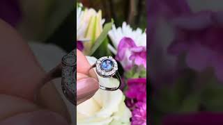 Circa 1920s Victorian Sapphire and Diamond Ring  Oval Diamond Ring  Antique Engagement Ring [upl. by Onahpets]