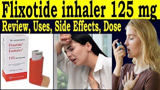 Flixotide inhaler how to use  Review flixotide inhaler  Fluticasone propionate Inhaler Uses Dose [upl. by Odarbil967]