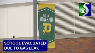 Dow High School evacuated due to gas leak [upl. by Bethesde589]