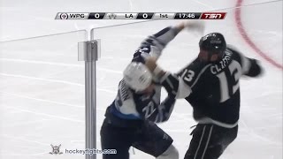 Chris Thorburn vs Kyle Clifford Oct 12 2014 [upl. by Sedicla]