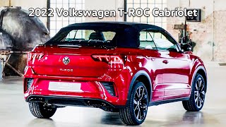 2022 Volkswagen T Roc Cabriolet Revealed [upl. by Yatnuahc]