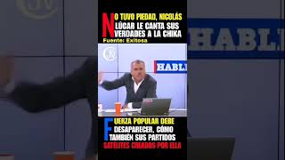 PARTE 1 No tuvo piedad Nicolás Lúcar le canta sus verdades a la cabecilla de la mafia KF [upl. by Ahsart]