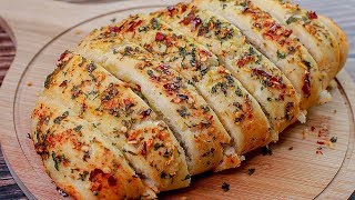 Garlic Bread Recipe  Dominos Garlic Bread  Eggless without Oven  Snacks Recipe  Toasted [upl. by Adlez]