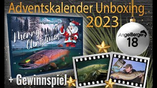 Unboxing 2023 Angel Berger Türchen 18 Adventskalender Vorstellung Weihnachtskalender Angelkalender [upl. by Otilia]