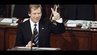 Prezident Václav Havel  US Congress 1990 [upl. by Heiskell69]