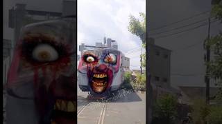 Dikejar Kereta Api Solo Berubah Zombie trukberubahbentuk shortvideo zombiesurvival funny [upl. by Tav]