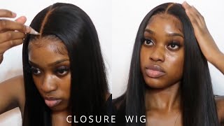 No More Frontals BEST 6x6 HD LACE CLOSURE WIG INSTALL Easy Beginner FriendlyWIGGINS HAIR [upl. by Anella889]