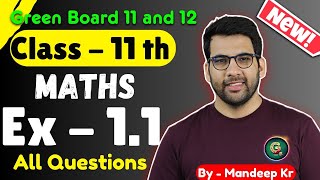 Class  11 Ex  11 Q1 to Q6 Sets Maths Chapter 1  CBSE NCERT  Green Board [upl. by Suravat]