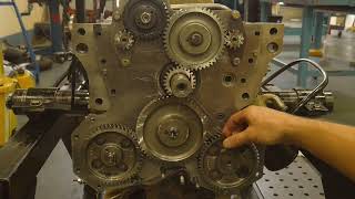 Verifying the Timing of the Crank Fuel Pump and Camshaft on a John Deere 4039 [upl. by Attej]