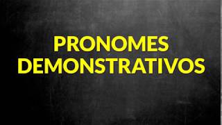 📌Pronomes demonstrativos Prof Alda [upl. by Dacey]