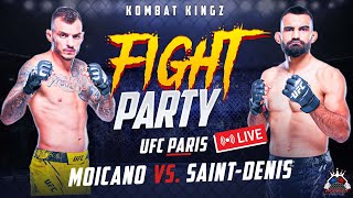 Moicano vs SaintDenis LIVE Stream  UFC Paris Watch Along  Fight Party [upl. by Cumings]