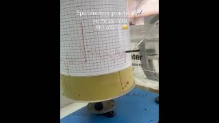 Spirometery Physiology Practicalmedschool medschoolvlogs medschoolmotivation mbbsstudent [upl. by Jolda526]