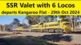 SSR Valet Departs Kangaroo Flat  29th Oct 2024 [upl. by Enyleuqcaj]