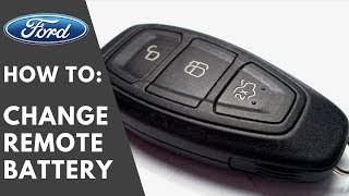 Ford Mondeo Mark3 changing the Key fob battery v2 [upl. by Airbas]