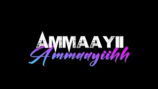 Ammayi Ammaayi Song black screen lyrics Animal movie songstetuswhatsapp statusediting [upl. by Apicella]