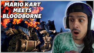 SoulsBorne Streamer Reacts to Bloodborne Mario Kart  Bloodborne Fanmade Game [upl. by Elyrrad]