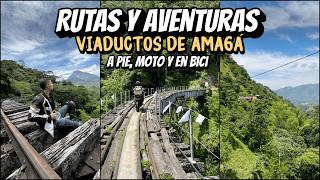 🗺️RUTA VIADUCTOS DE AMAGÁ  ⛰️TUNELES  🌉PUENTES  PARCHE 3 [upl. by Canning884]