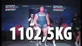 Kyle Kirvay 11025kg TOTAL  American Pro 3 [upl. by Einahteb]