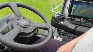 Ransomes MP655 8messige kooimaaier maait met GPS [upl. by Toomin]