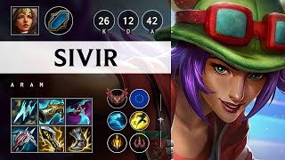 Sivir ARAM Quadra Kill Unstoppable  EUW Grandmaster Patch 1421 [upl. by Erroll]