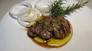 Carne Grigliata con Vinaigrette Cipolla Rosmarino [upl. by Skylar]