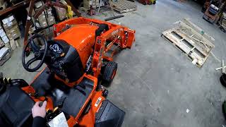 attaching a front end loader  Kubota bx1880 [upl. by Hartley]