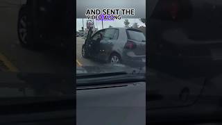 Reckless Driver Has A Road Rage Meltdown [upl. by Yot]