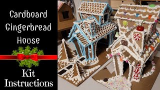 Gingerbread House Kit 124 Scale Instructions [upl. by Etom610]