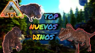 ARK RENOVADO 🔴TOP 5 NUEVOS DINOS PARA THE ISLAND 😱 ARK SURVIVAL ENVOLVED [upl. by Kristoffer]