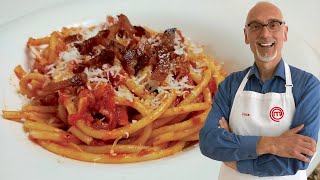 PASTA ALLA AMATRICIANA  Ricetta Originale [upl. by Chil120]