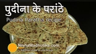 Pudhina Paratha Recipe  Mint Paratha  Podina Parantha [upl. by Nash823]