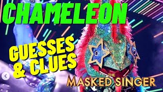 Chameleon Masked Singer  Guesses and Clues [upl. by Lyrpa]