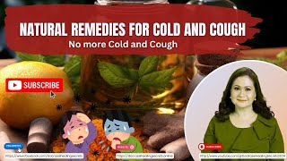 Natural Cold and Cough Remedies That Actually Work [upl. by Shedd]