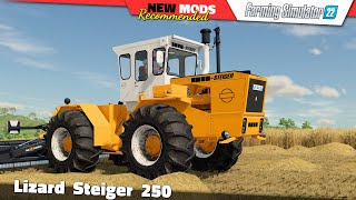 FS22  Lizard Steiger 250 by AAA modding  Farming Simulator 22 New Mods Review 2K60 [upl. by Esinet]