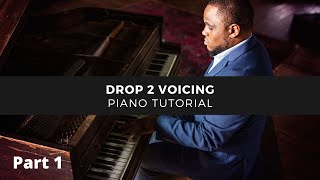 Drop 2 Piano Voicing Part 1 [upl. by Fara]