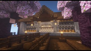 Dripstone Furnas buidling timelapse \\ Skyblock with Friends Part 2 [upl. by Alyek]