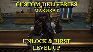 FFXIV  Margrat Custom Delivery Unlock amp First Level Up [upl. by Edmead142]