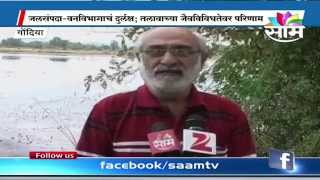 Special Report  Water of Navegaon lake in Gondia is getting polluted [upl. by Iney158]