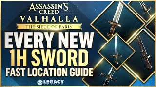 Every NEW Short Sword In Assassins Creed Valhalla  How To Find Them FAST [upl. by Ailliw447]