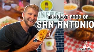 SAN ANTONIO FOOD TOUR Visiting one of the TOP 5 BBQ restaurants in the area Two Bros BBQ market [upl. by Yevre]