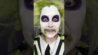 BEETLEJUICE amp LYDIA 🪲💜 beetlejuice halloween beetlejuicemakeup [upl. by Anwat]