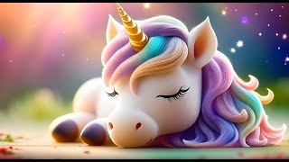 Baby Unicorn Lullaby Sleep Music sound for Sleep Instantly Heal Mind Soothing Healing Calming [upl. by Helbona29]