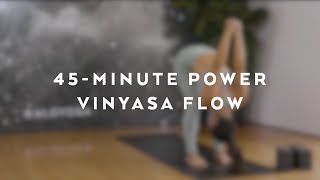 45Minute Power Vinyasa Flow With Briohny Smyth [upl. by Hungarian]