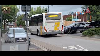 De Lijn Hoppin Regio Iveco Crossway LE 12m Lijn X77 richting SintJorisWeert vanuit Duisburg [upl. by Stimson50]